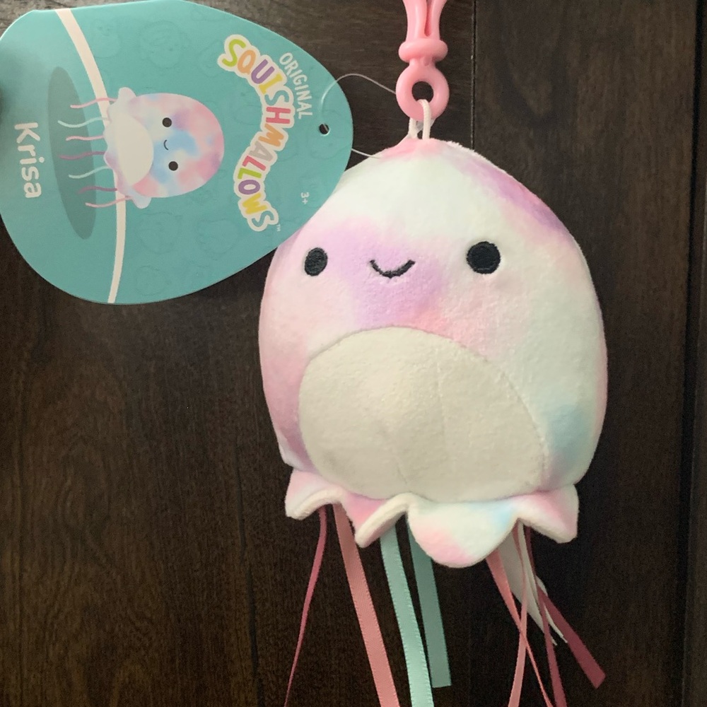 Jellyfish Squishmallow Keychain